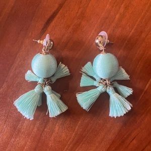 Baublebar Mint Tassel Earrings!